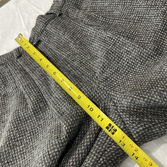 Vintage 1980s Crazy Horse high rise Italian wool pants tapered leg gray - Picture 15 of 16